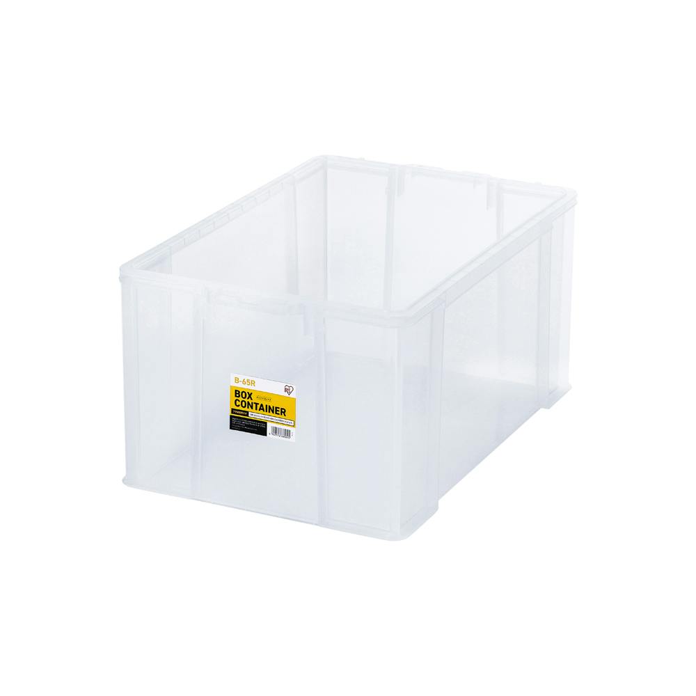 アイリスオーヤマ ボックスコンテナ クリア 612×440×317mm B-65R