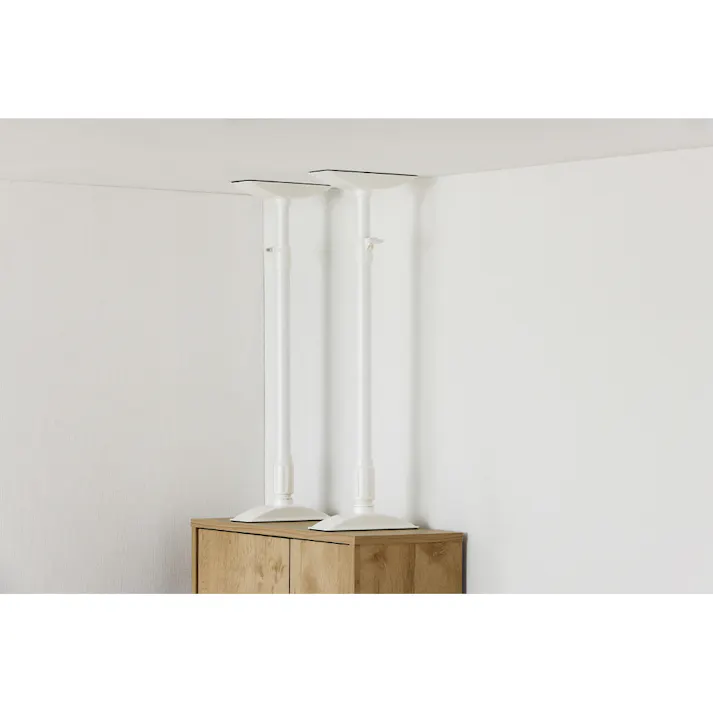 アイリスオーヤマ 家具転倒防止伸縮棒 Lサイズ ホワイト 215×78×600~1000mm KTB-60R 防災グッズ 突っ張り棒 家具固定【別送品】