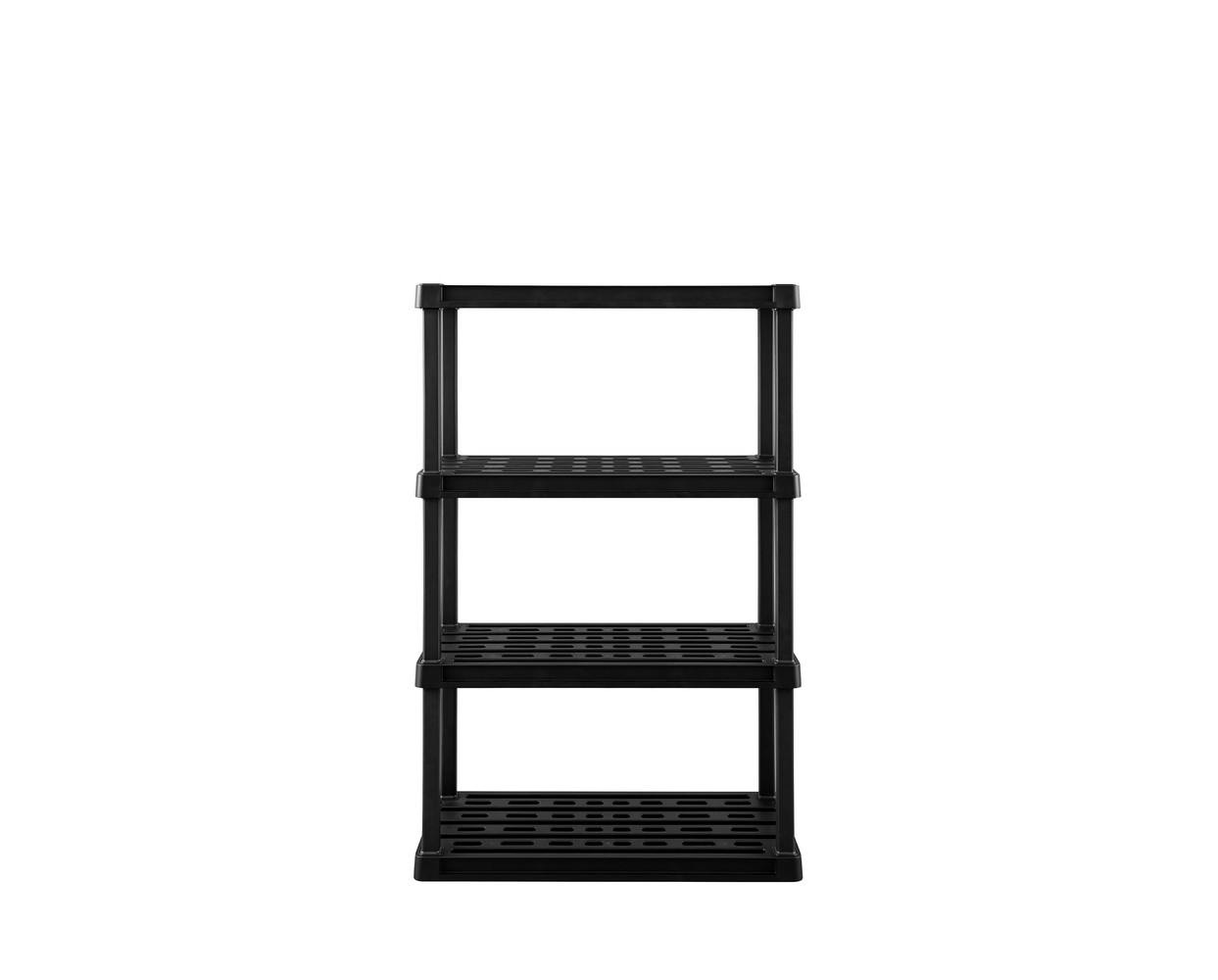 ラック アイリスオーヤマ プラスチックラック ブラック 914×450×1413mm PLR