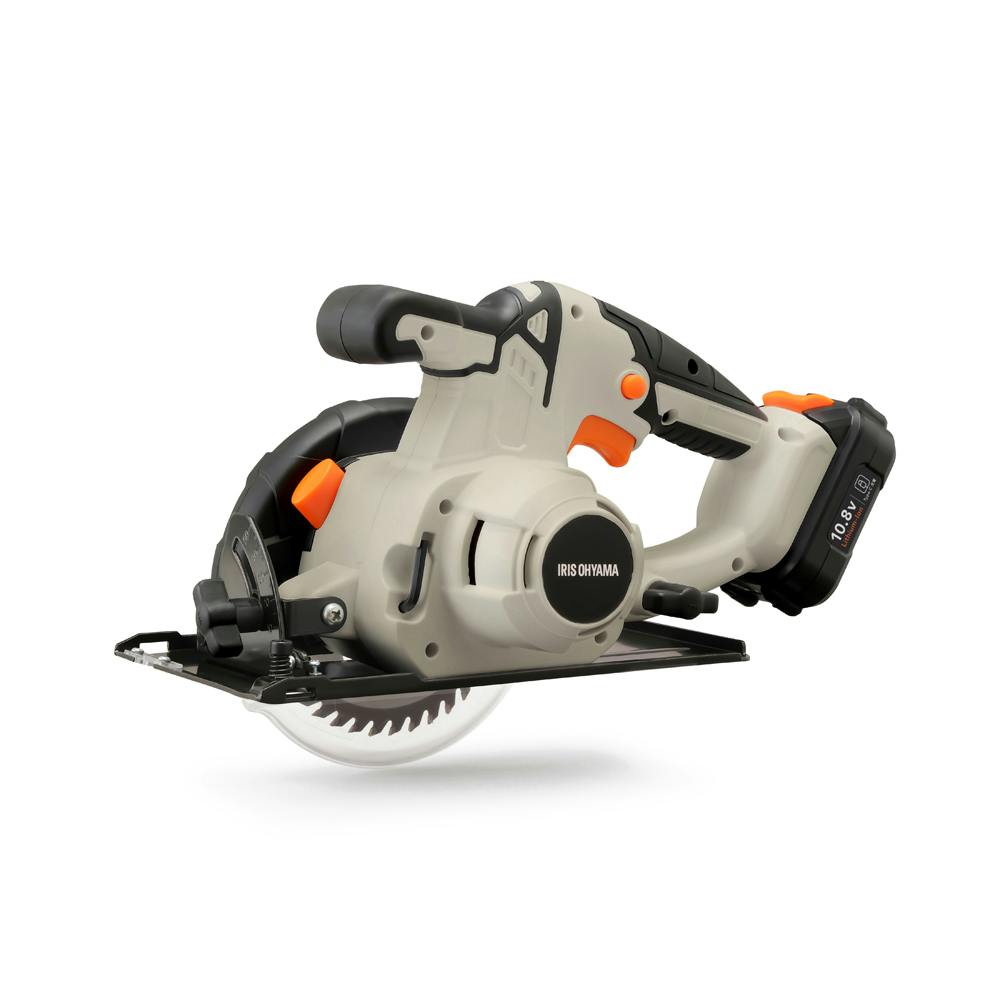 アイリスオーヤマ 充電式丸のこ 10.8V サンドベージュ JSC125TC ジグソー・丸鋸