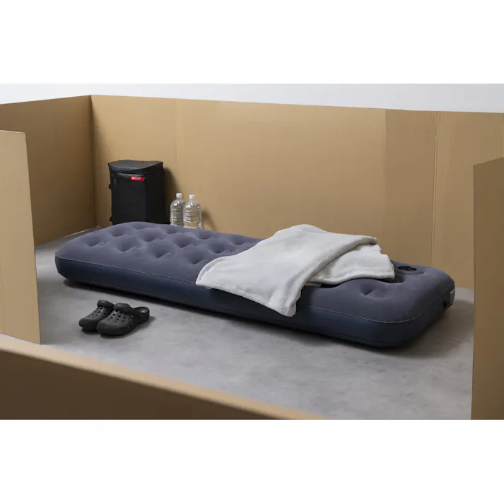 アイリスオーヤマ エアーベッド ブルー 72×190×22cm ABDF-1N【別送品】
