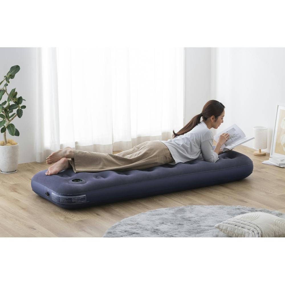 アイリスオーヤマ エアーベッド ブルー 720×1900×220mm ABDF-1N 防災