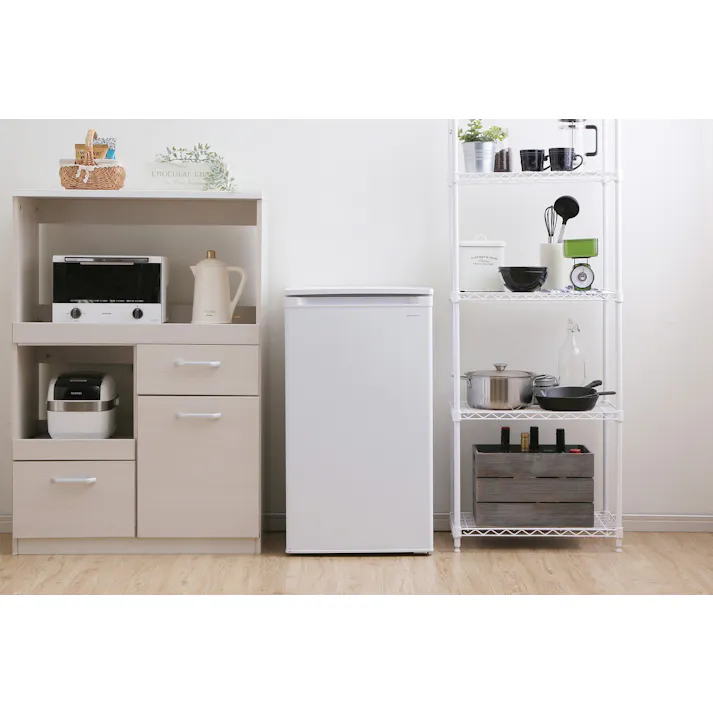 アイリスオーヤマ 前開き冷凍庫 60L ホワイト 冷凍食品 ノンフロン セカンド冷凍庫 IUSD-6B-W【別送品】