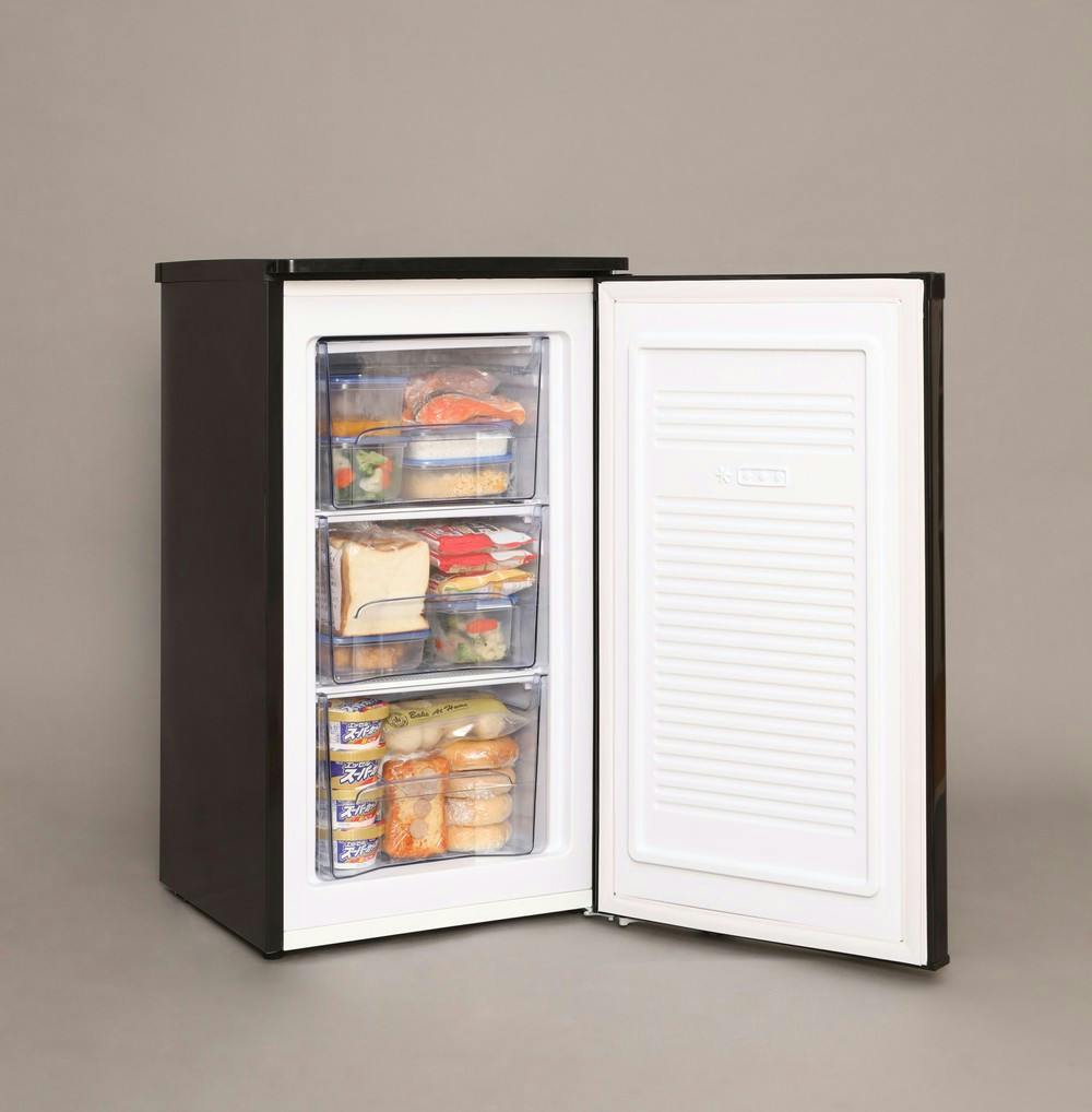 IRIS OHYAMA ノンフロン冷凍庫 60L ブラック IUSD-6A-B bestexcel_p514088