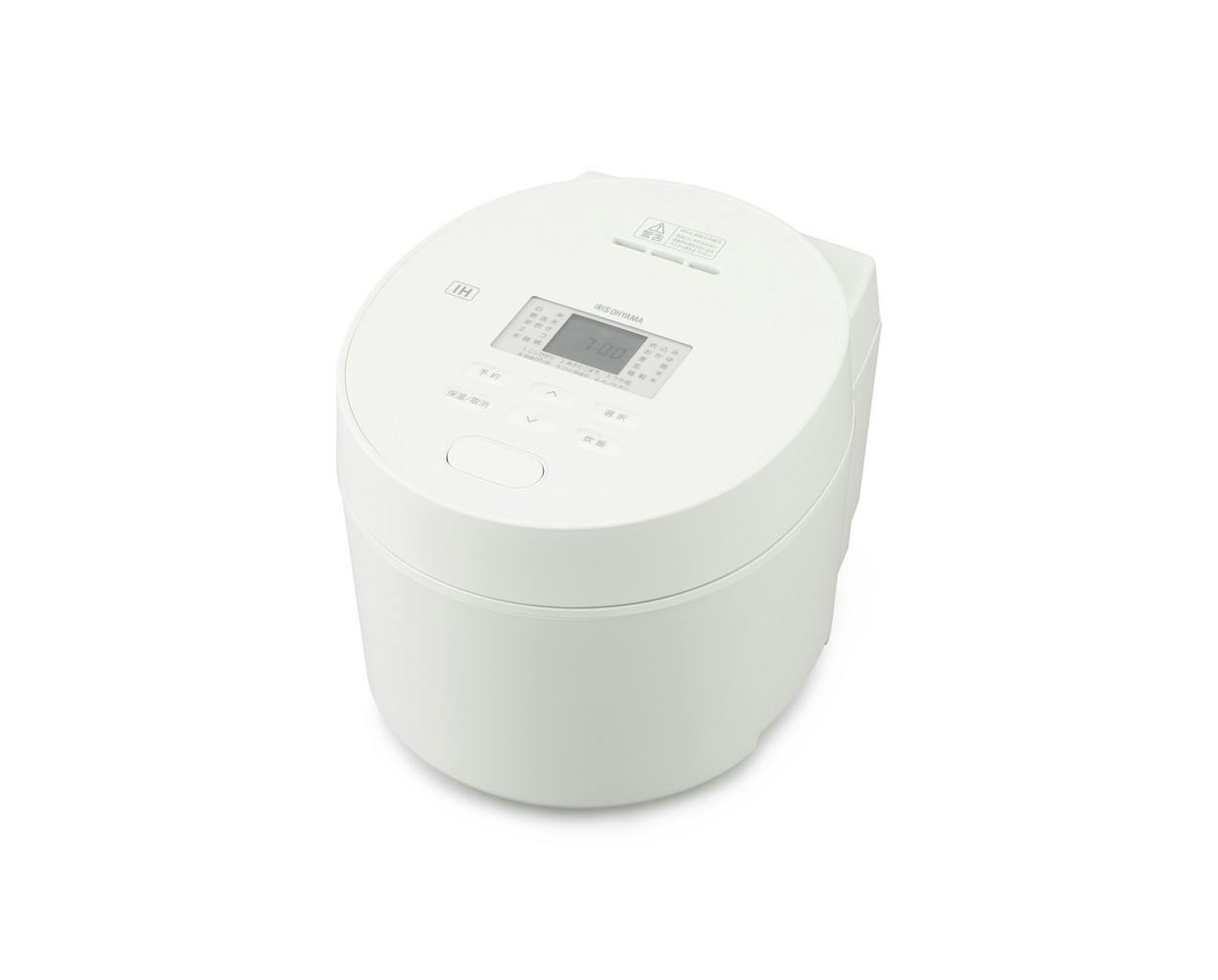 【超美品】☆IRIS OHYAMA IHジャー炊飯器 ホワイト IRIS OHYAMA 炊飯器 5.5合 一人暮らし IHジャー炊飯器 アイリス