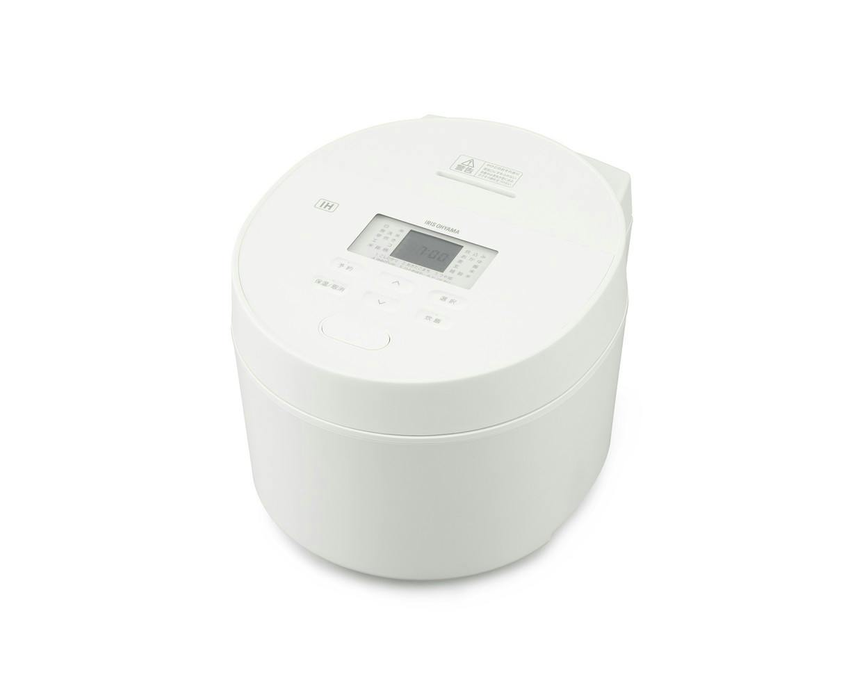 アイリスオーヤマ IHジャー炊飯器 3合 ホワイト 銘柄炊き 早炊き