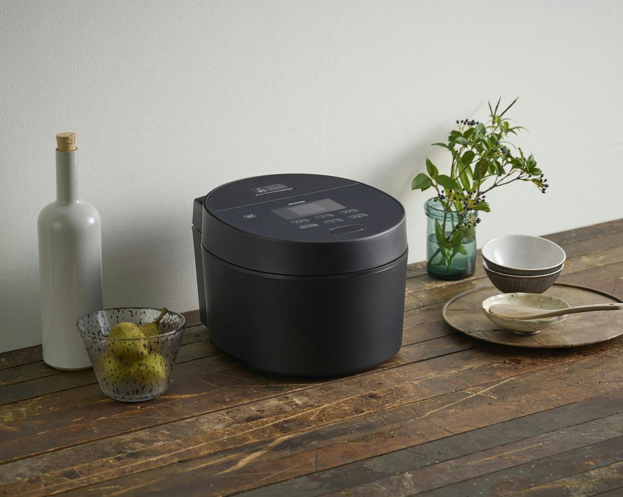 アイリスオーヤマ IHジャー炊飯器 5.5合 ブラック 銘柄炊き 早炊き