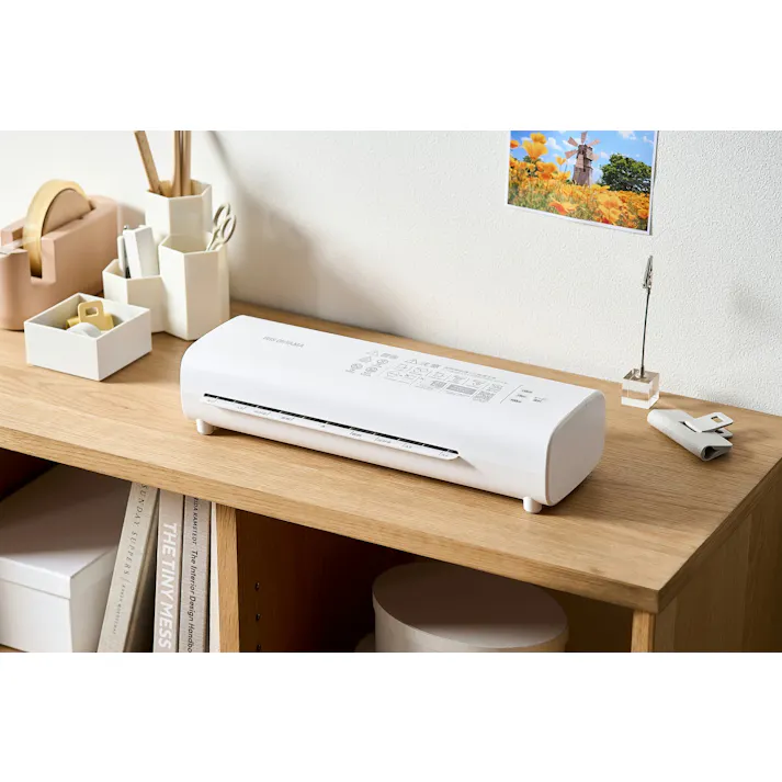 アイリスオーヤマ ラミネーター ホワイト 75μm 100μm 高速 LM42D-W【別送品】