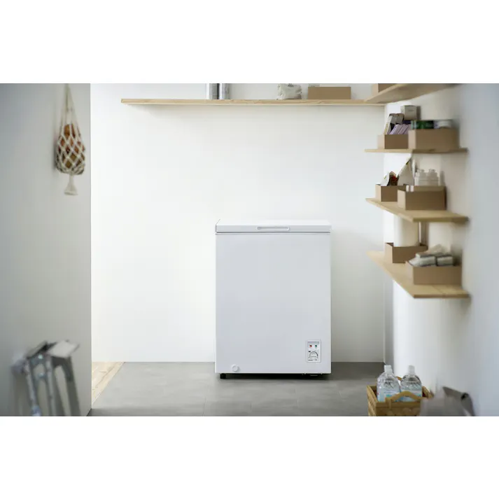 アイリスオーヤマ 上開き式冷凍庫 142L ホワイト 大容量 冷凍食品 ふるさと納税 ICSD-14B-W【別送品】