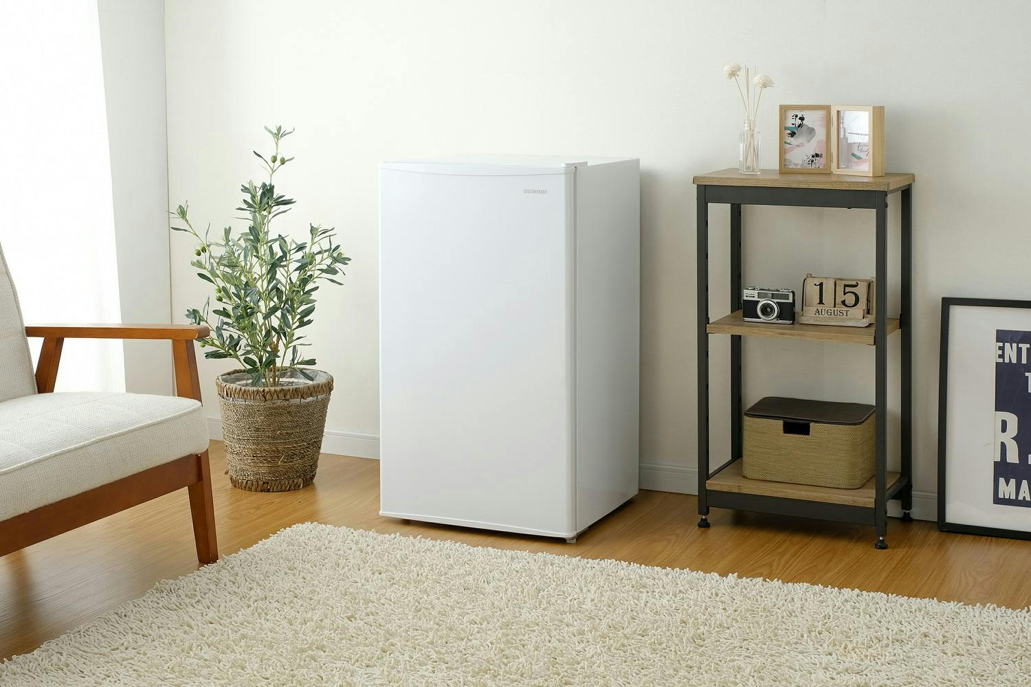 アイリスオーヤマ 冷蔵庫 93L ホワイト セカンド冷蔵庫 省エネ