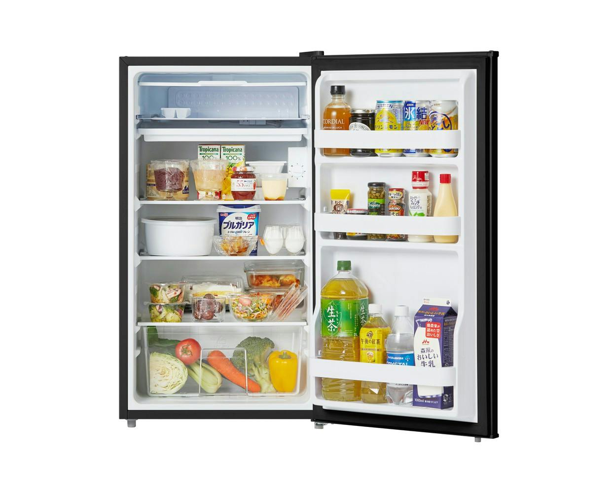 冷蔵庫(93L) MAXZEN JF93HD01BK ブラック [冷凍庫 (93L・右開き)] | 激安の