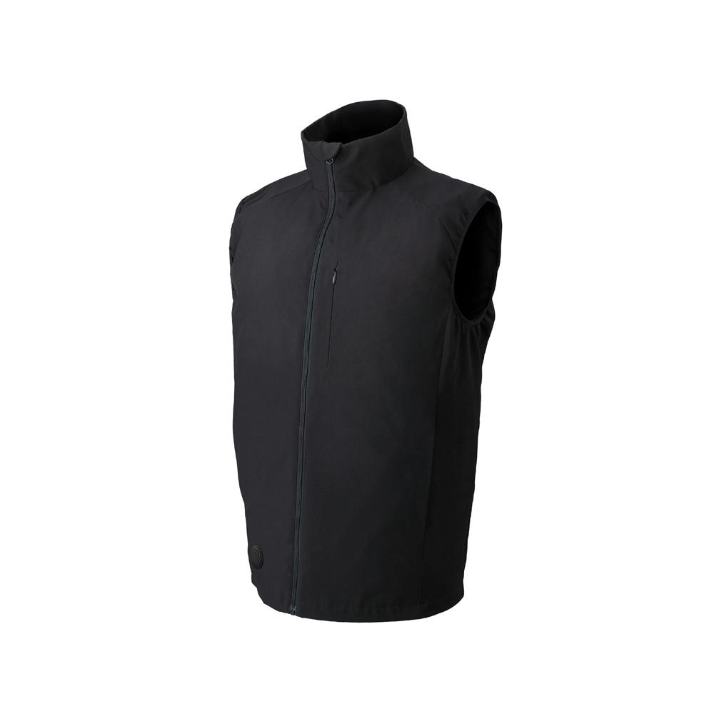 アイリスオーヤマ ヒートウェアアウトドアベスト M ブラック HW-01OD-M-B【別送品】