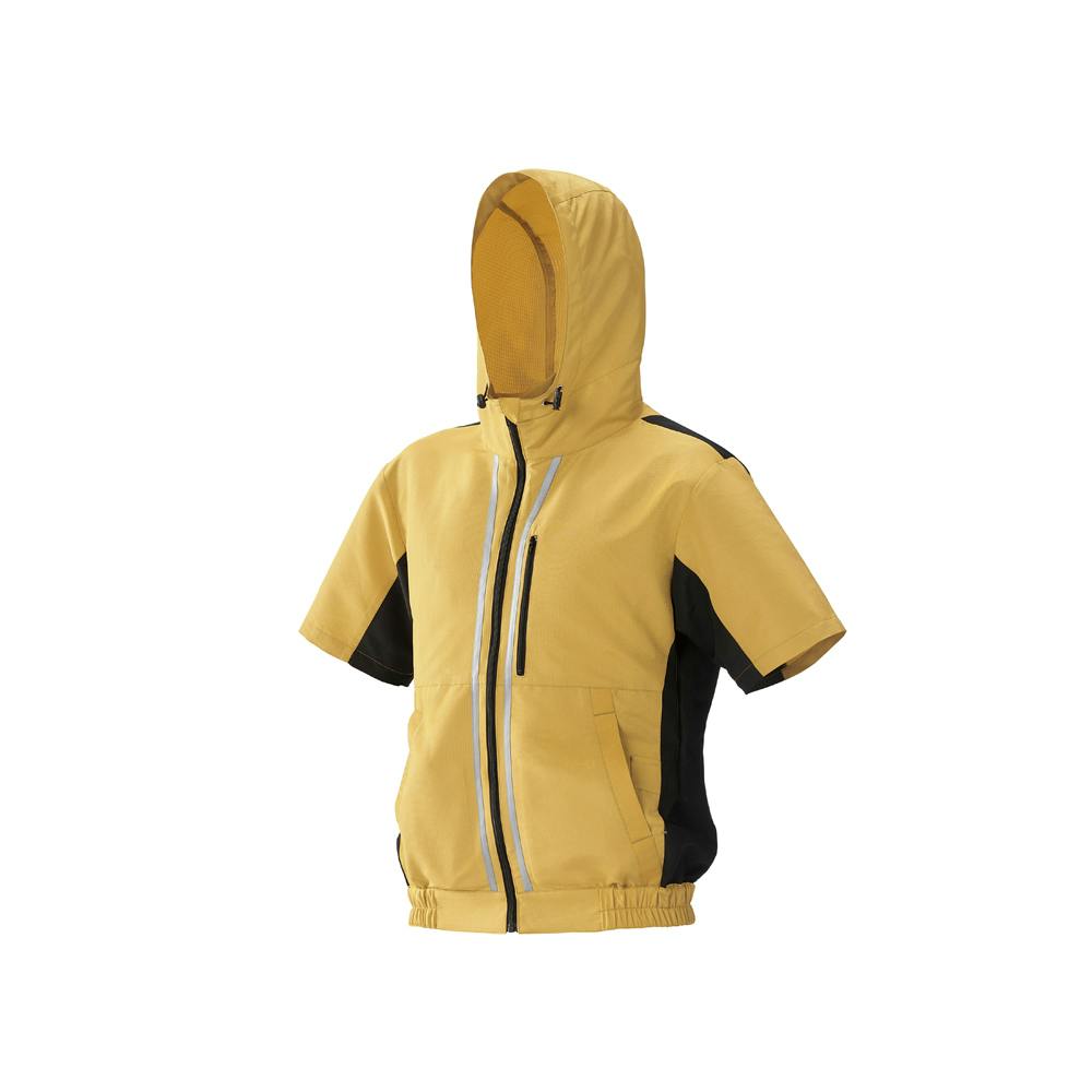 アイリスオーヤマ クールウェア SPORTS セット M (半袖 フード有)イエロー CSHS-M02-Y 4967576541282【別送品】