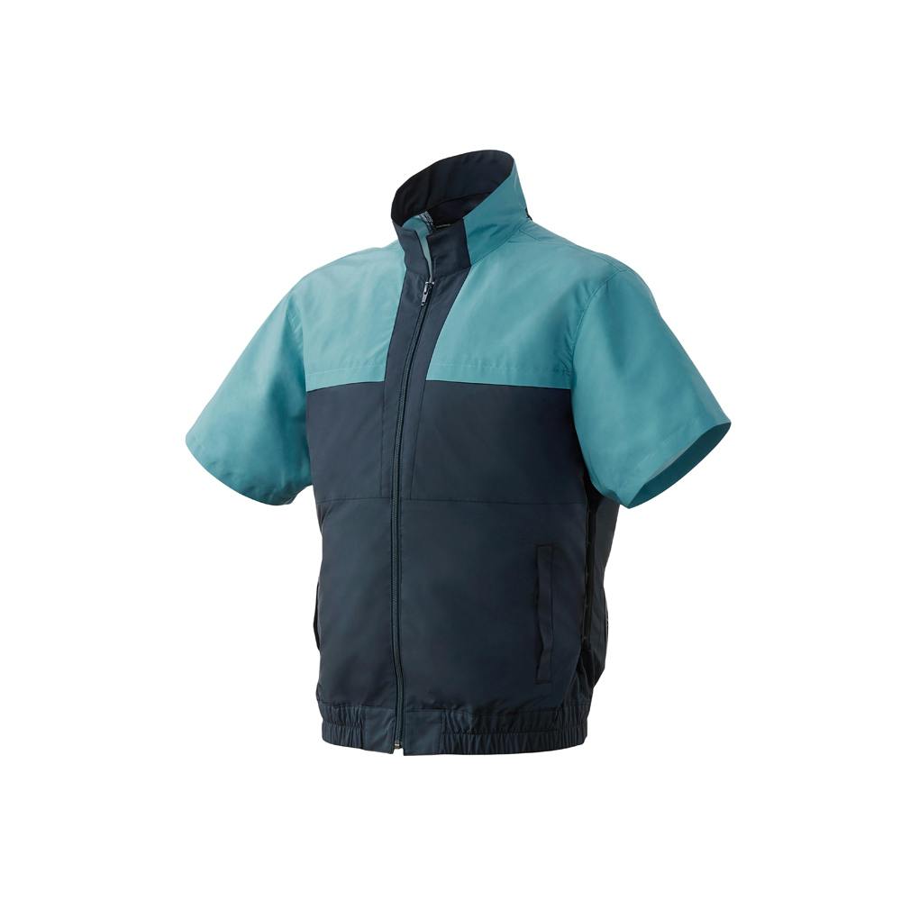 アイリスオーヤマ クールウェアWORK半袖 M グリーン CHW-M02-G【別送品】