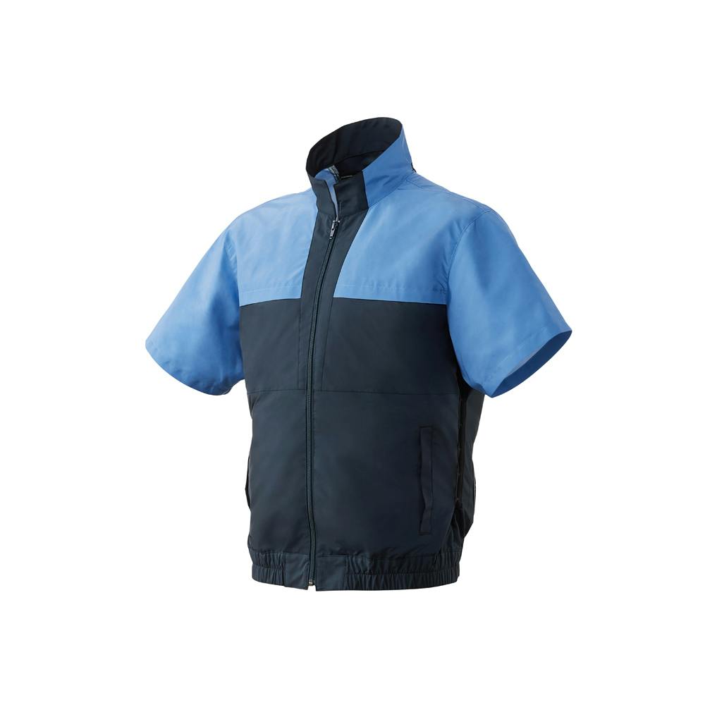 アイリスオーヤマ クールウェアWORK半袖 L ブルー CHW-L02-A【別送品】