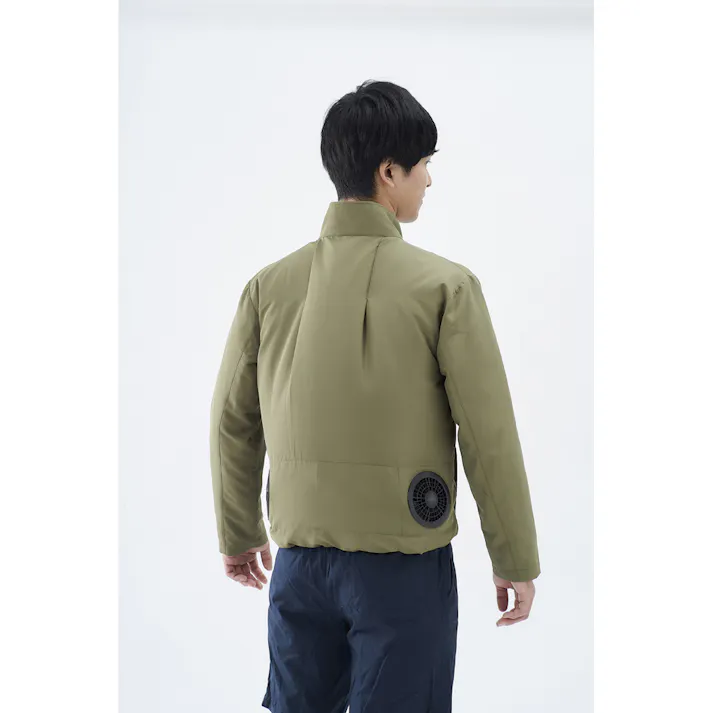 アイリスオーヤマ クールウェアFNCT長袖セット M カーキ CFNS-M01-KH【別送品】