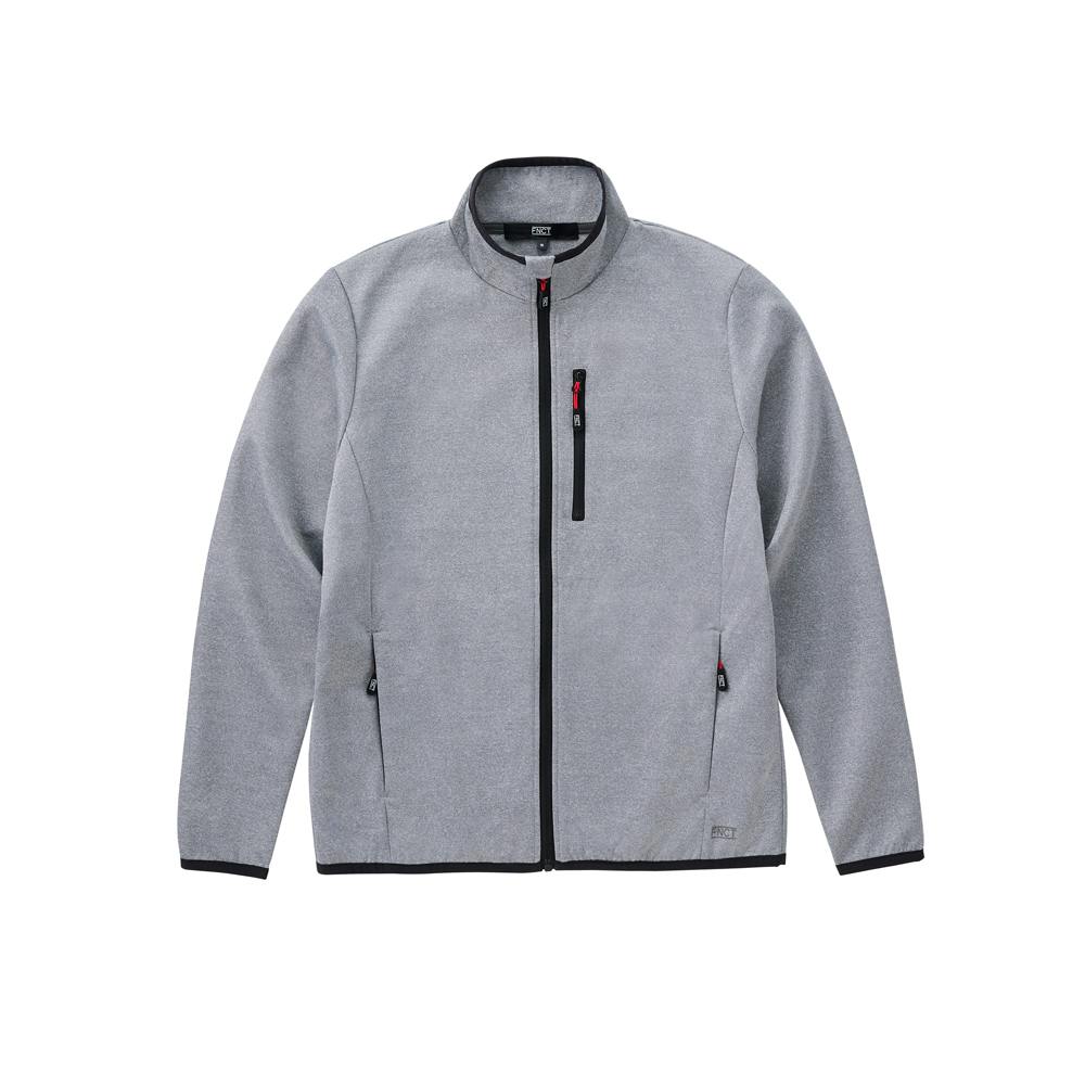 アイリスオーヤマ ストレッチトラック ジャケット M ミックス グレー FC21402-GRM【別送品】