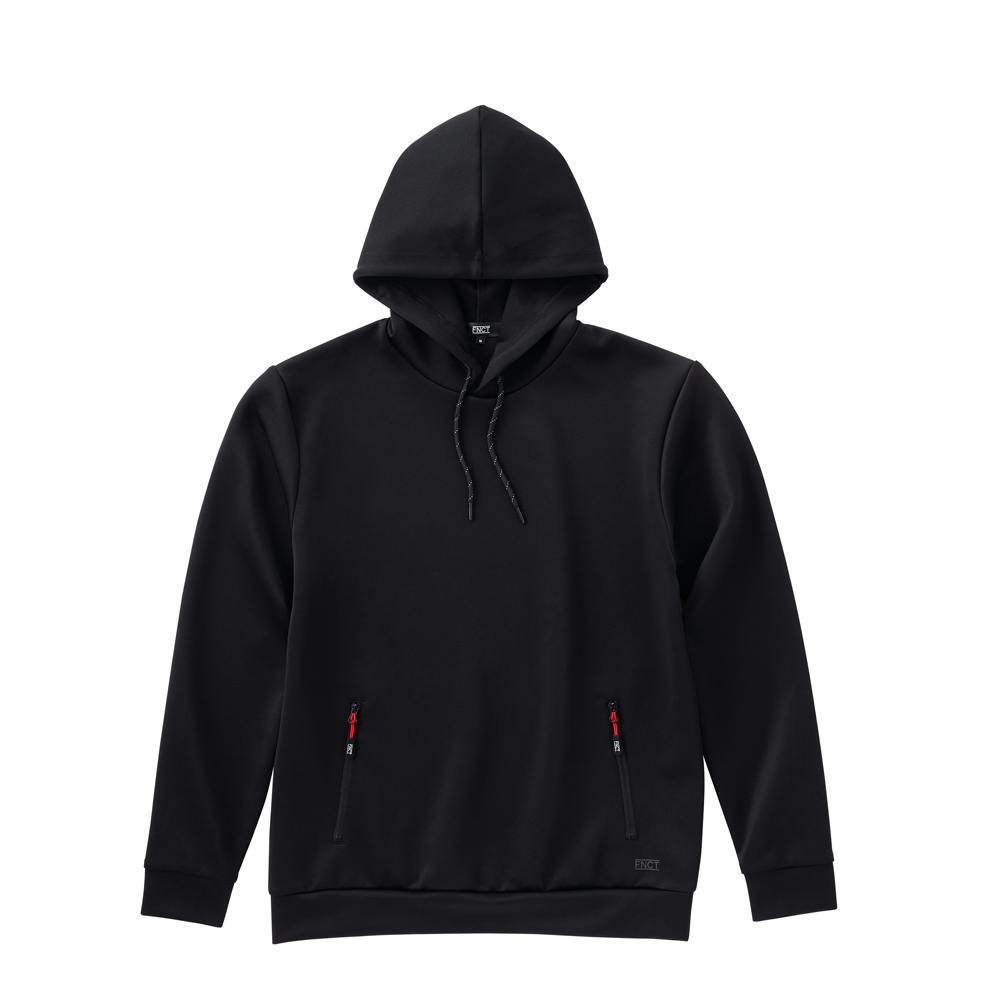 アイリスオーヤマ ストレッチフーディープルオーバー S ブラック FC21403-BKS【別送品】