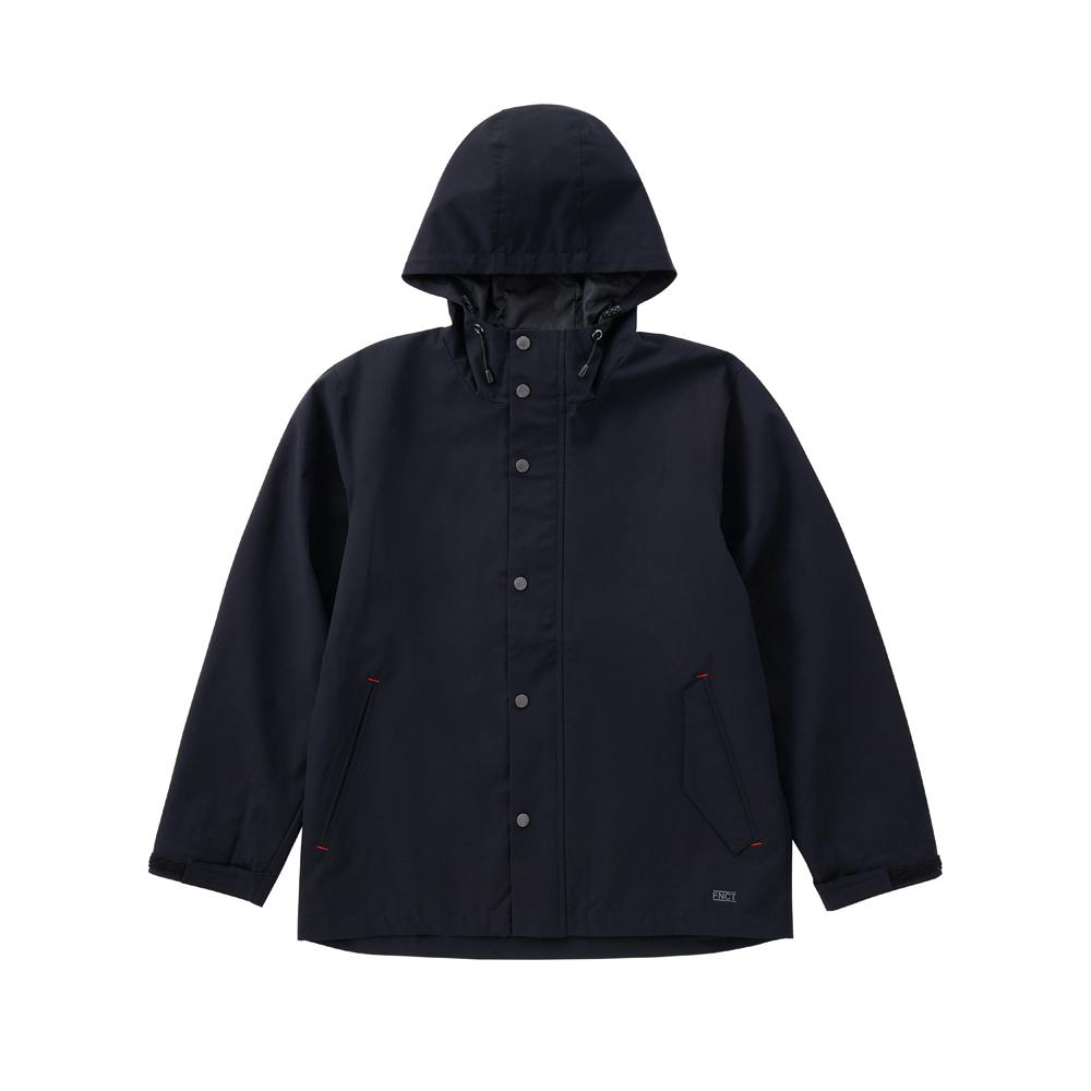 アイリスオーヤマ 撥水防風フード付きブルゾン M ブラック FC21405-BKM【別送品】