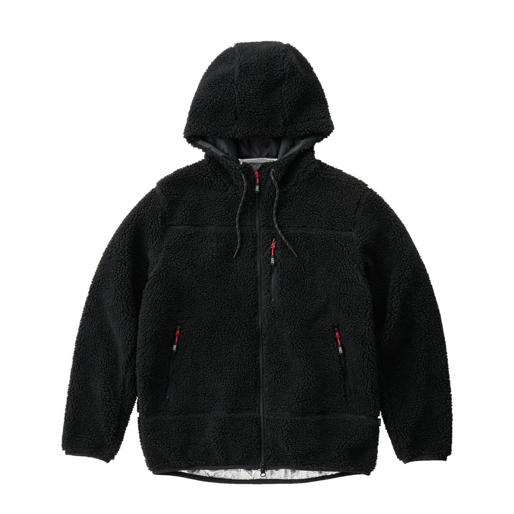 アイリスオーヤマ あったか裏アルミボアパーカー M ブラック FC21501-BKM【別送品】