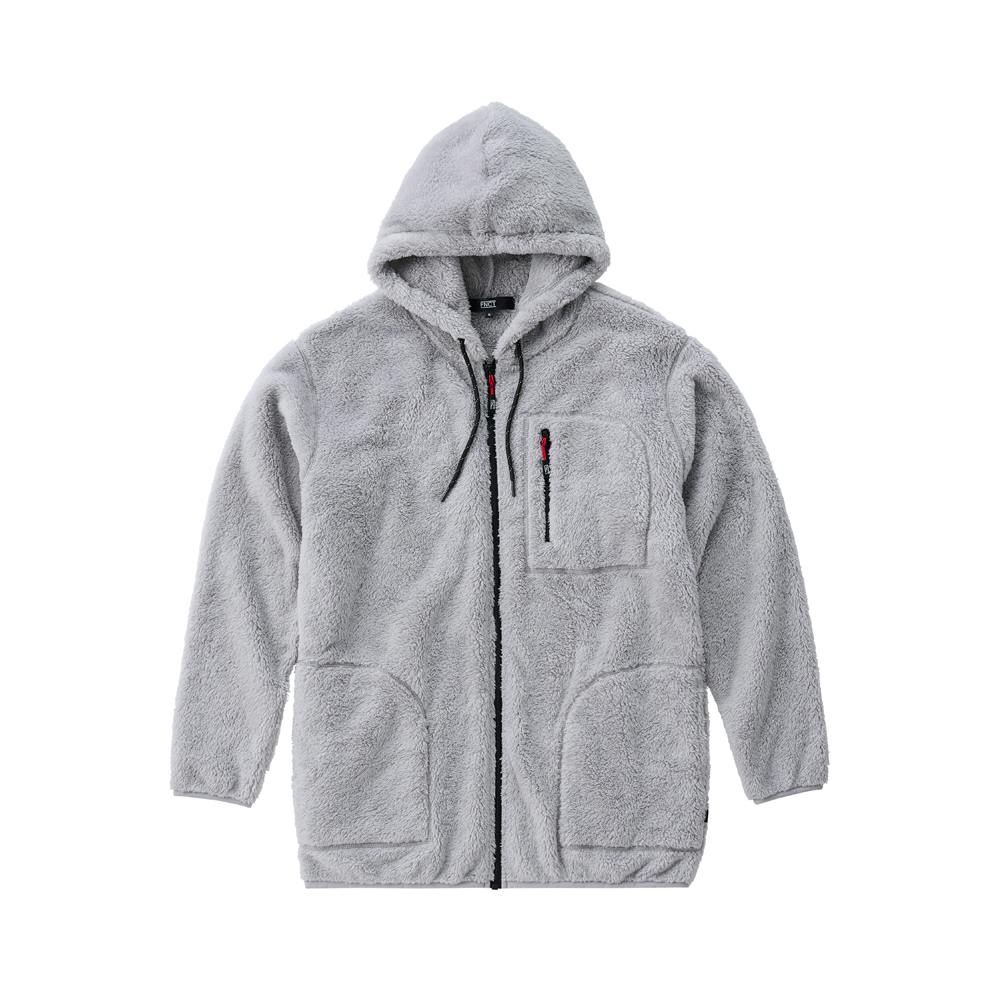 アイリスオーヤマ あったかボアフリースパーカー S ライト グレー FC21503-LGRS【別送品】