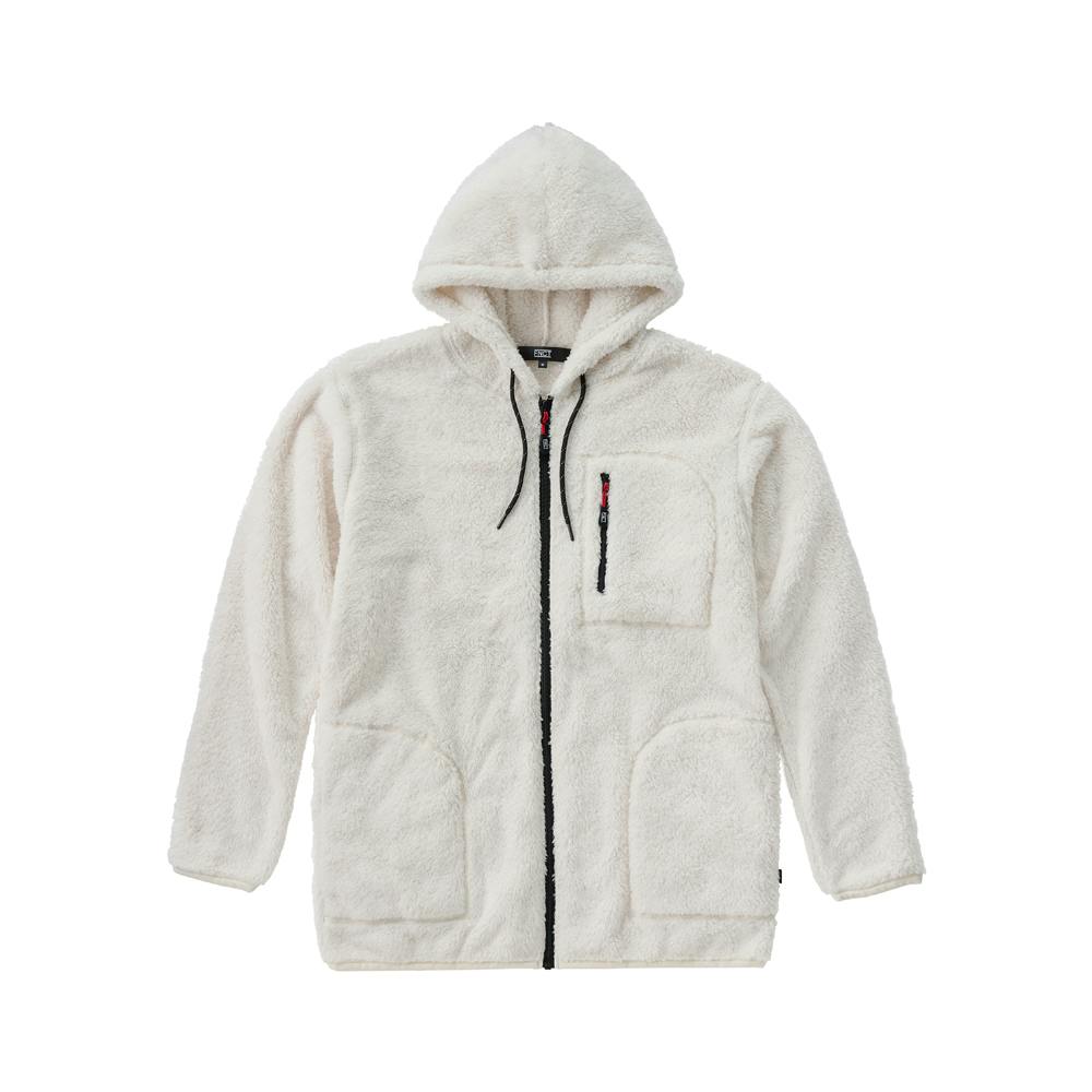 アイリスオーヤマ あったかボアフリースパーカー S オフホワイト FC21503-OWHS【別送品】