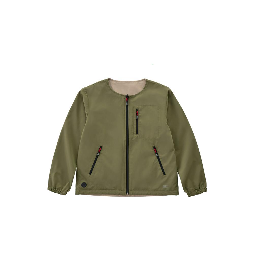 アイリスオーヤマ 撥水リバーシブルヒートブルゾン L カーキ/ベージュ FC21611-K/BL【別送品】