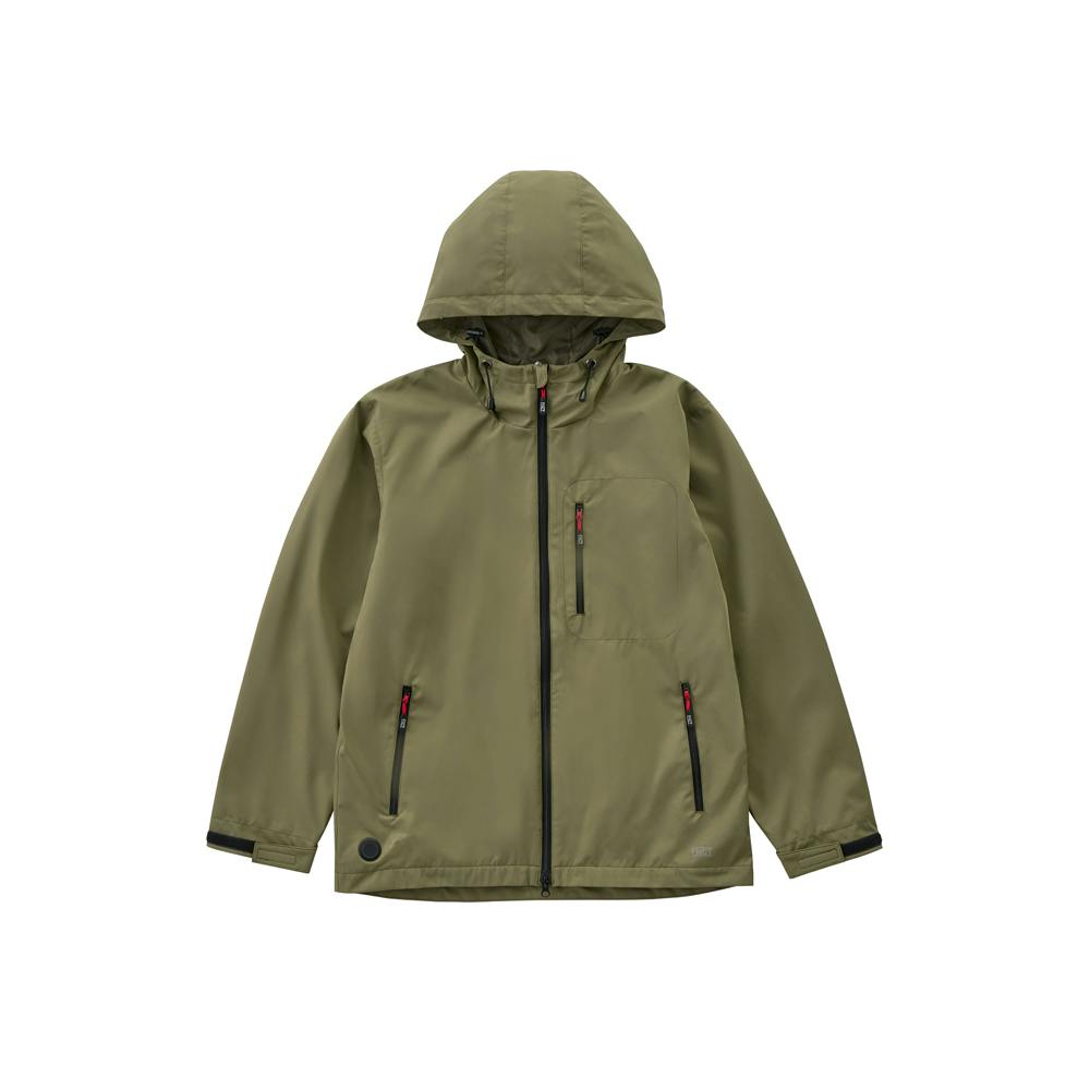 アイリスオーヤマ マウンテンヒートパーカー S カーキ FC21616-KHS ヒーターベスト・パーカー