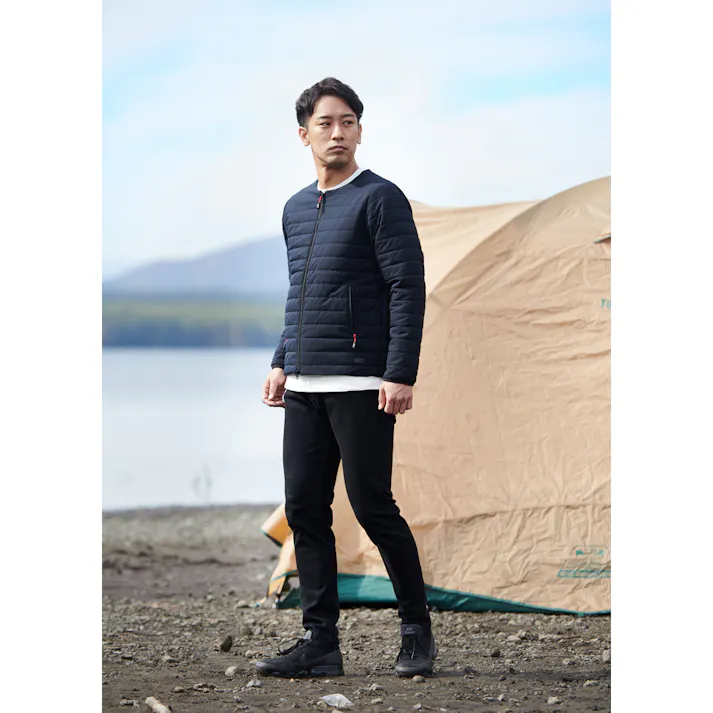 アイリスオーヤマ ヒートジャケット セット XL ブラック FC21621-BKXL【別送品】