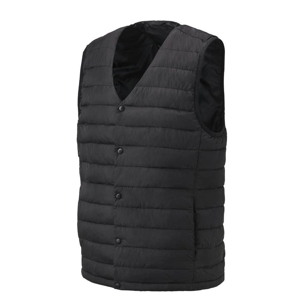 アイリスオーヤマ メンズヒートベスト セット L ブラック GT21622-BKL【別送品】