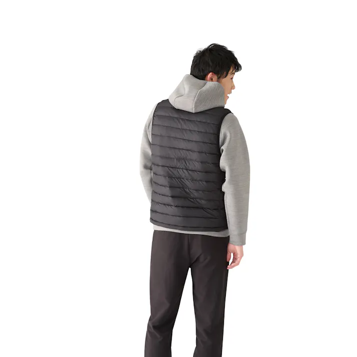 アイリスオーヤマ メンズヒートベスト セット L ブラック GT21622-BKL【別送品】