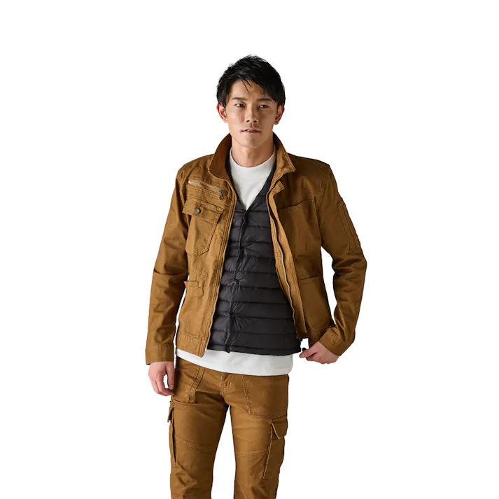 アイリスオーヤマ メンズヒートベスト セット L ブラック GT21622-BKL【別送品】