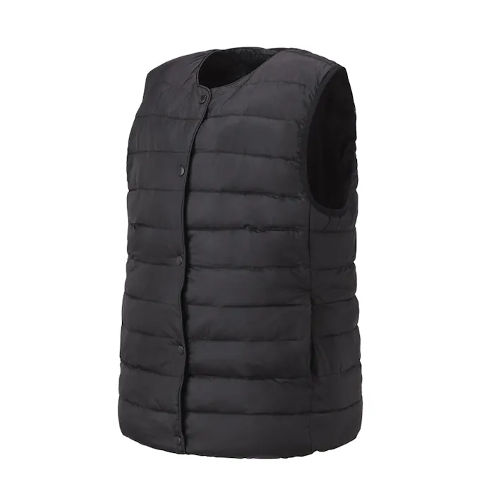 アイリスオーヤマ ウィメンズ ヒートベスト セット S ブラック GT21623-BKS【別送品】