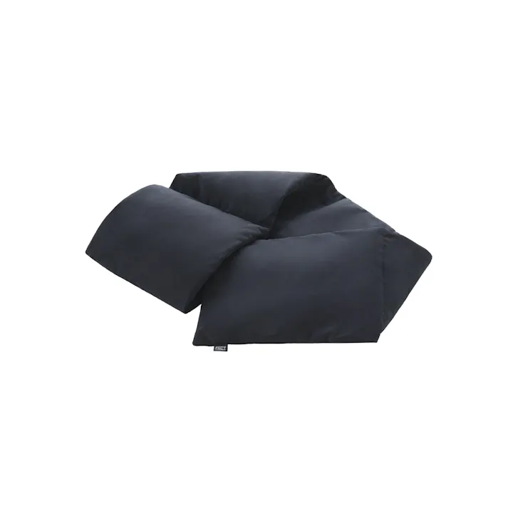 アイリスオーヤマ ポケッタブルヒート ネックウォーマー ブラック FC21701-BK【別送品】