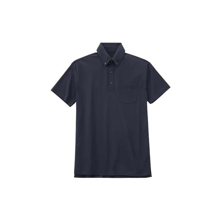 アイリスオーヤマ UVポロシャツ M ネイビー FC22101-NVM【別送品】