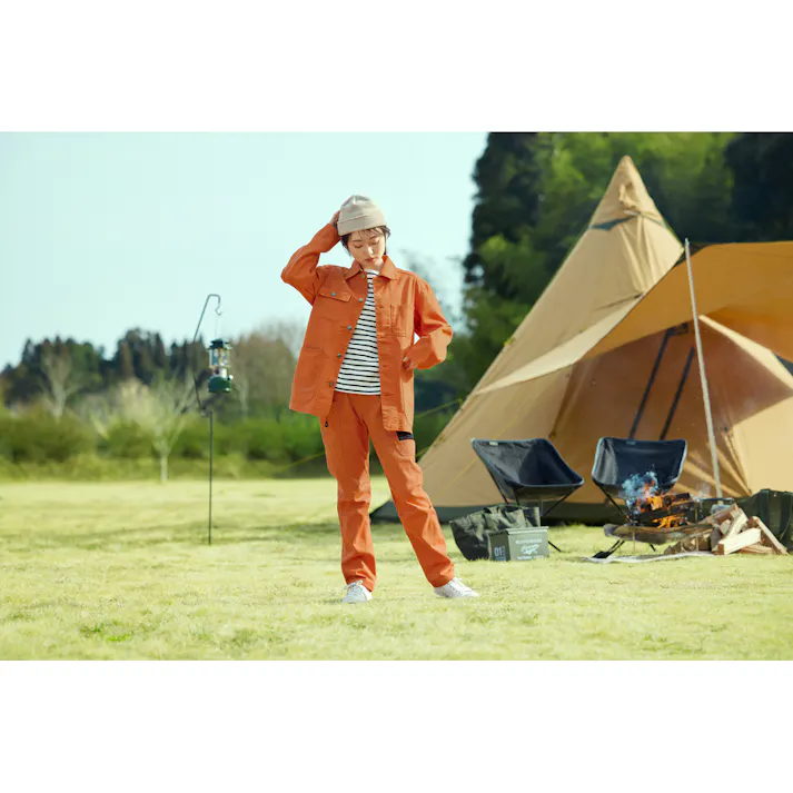 アイリスオーヤマ ファイヤープルーフカバーオール S オレンジ FC22106-ORS【別送品】