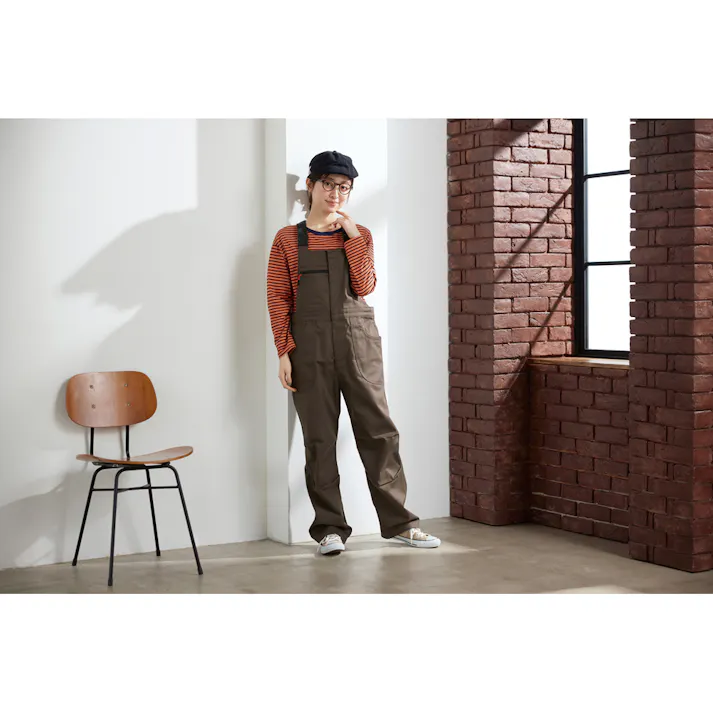 アイリスオーヤマ ファイヤープルーフ オーバーオール S ブラウン FC22108-BRS【別送品】