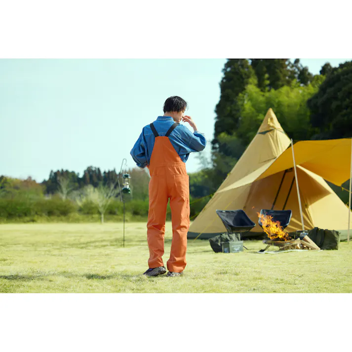 アイリスオーヤマ ファイヤープルーフ オーバーオール S オレンジ FC22108-ORS【別送品】