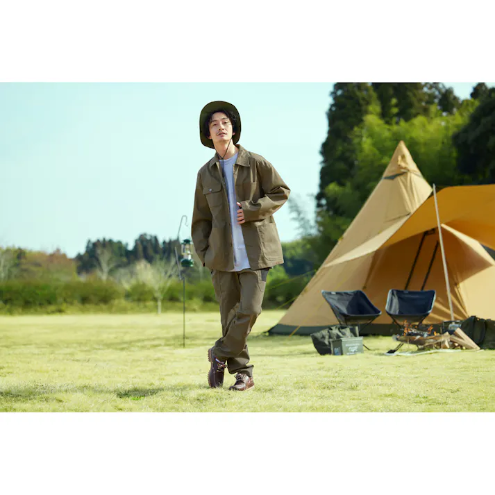 アイリスオーヤマ ファイヤープルーフ ボトムス S カーキ FC22104-KHS【別送品】