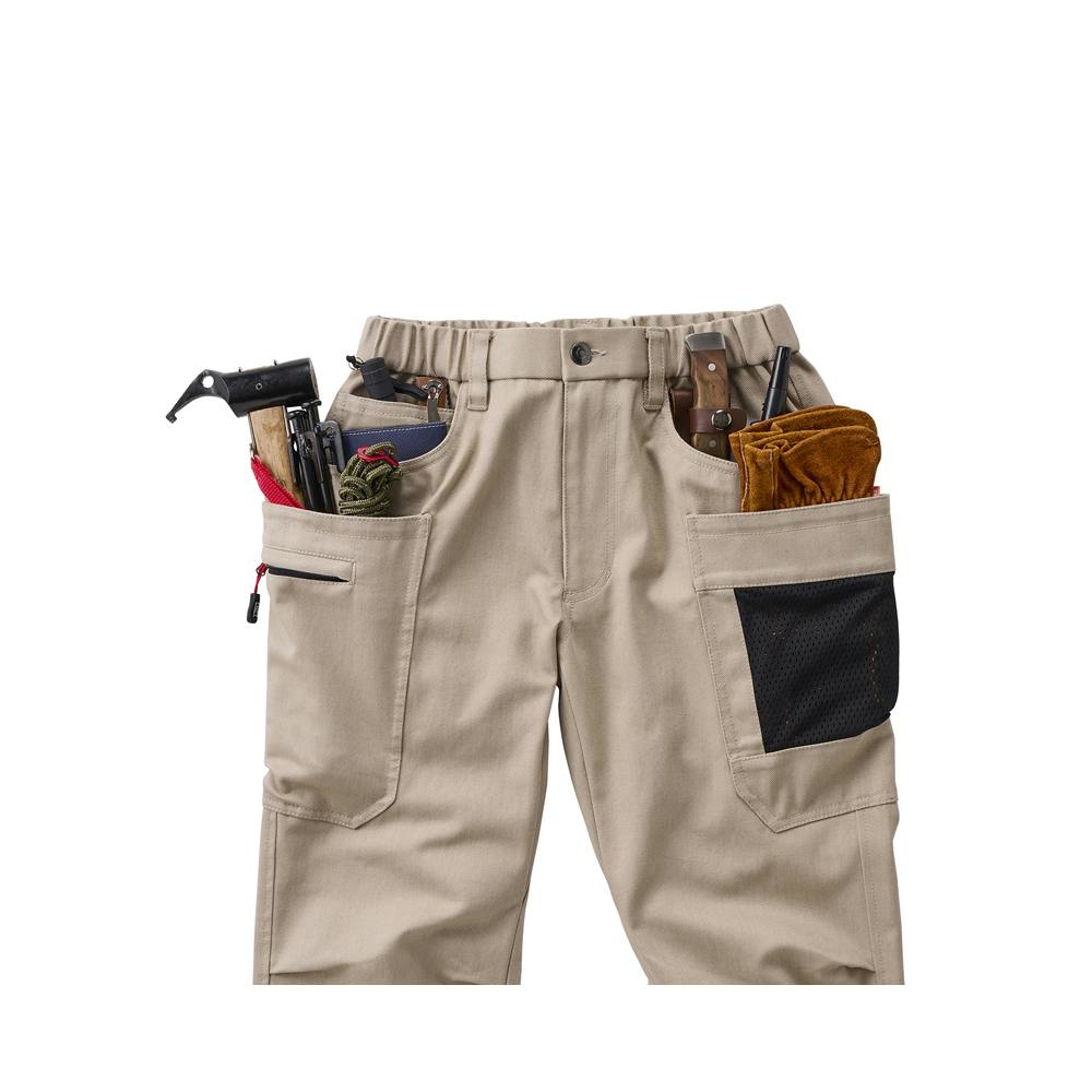 アイリスオーヤマ ファイヤープルーフ ボトムス S ベージュ FC22104