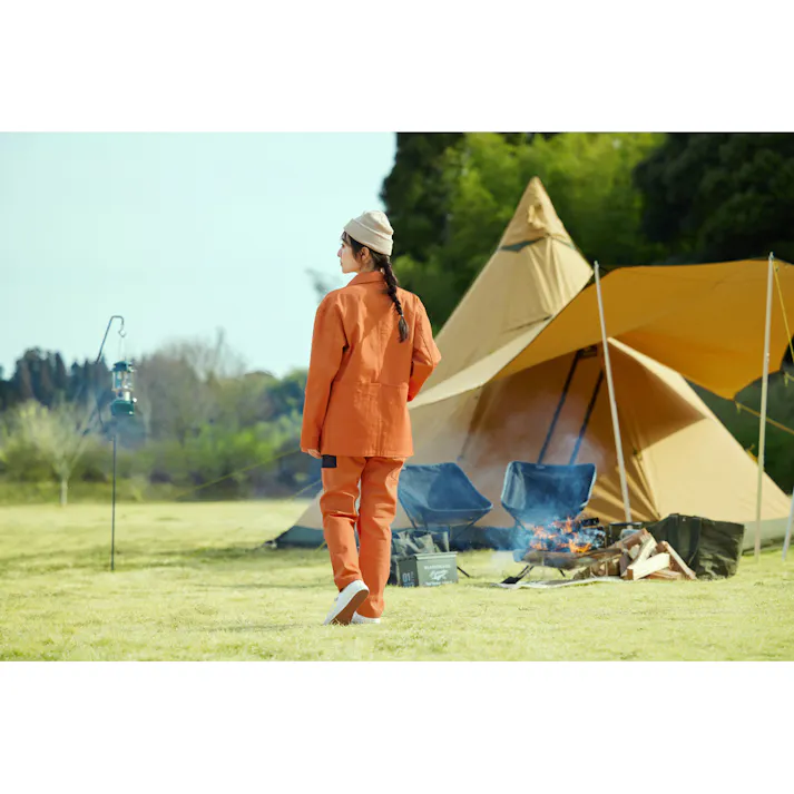 アイリスオーヤマ ファイヤープルーフ ボトムス L オレンジ FC22104-ORL【別送品】