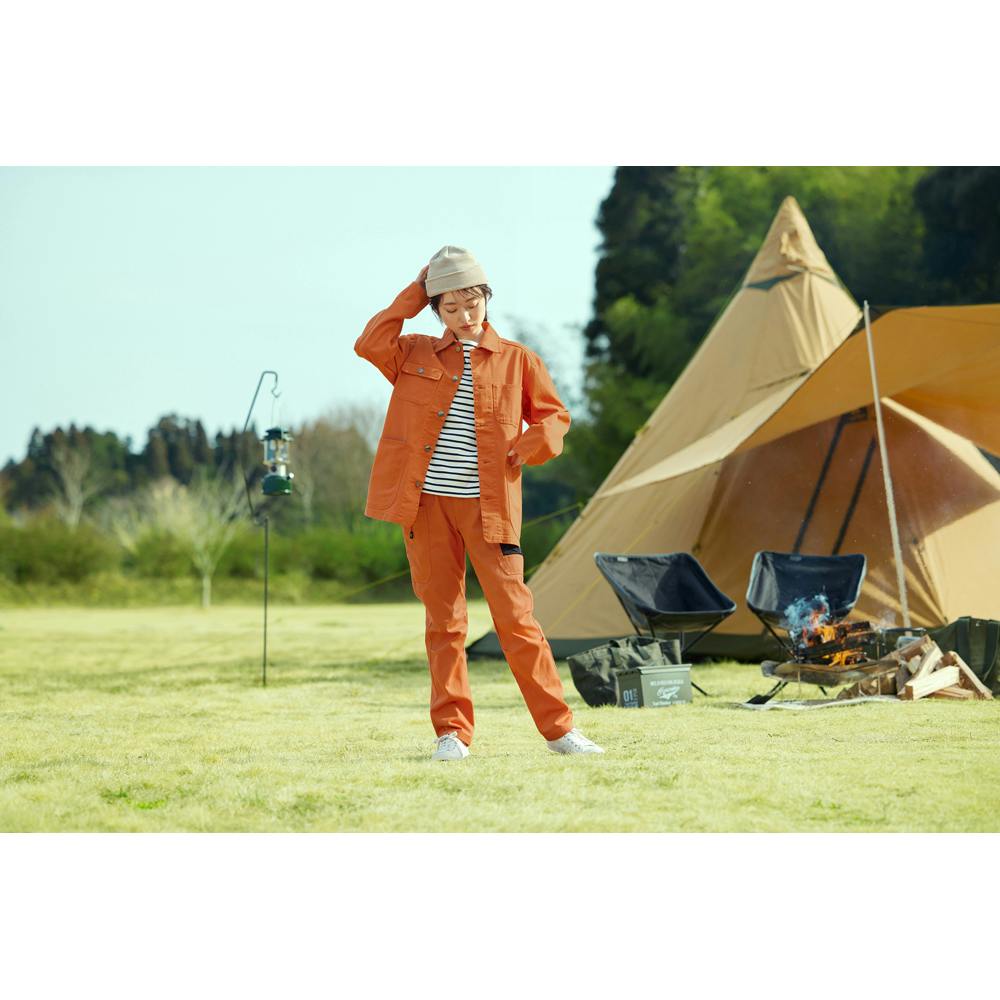 アイリスオーヤマ ファイヤープルーフー ボトムス 3L オレンジ FC22104