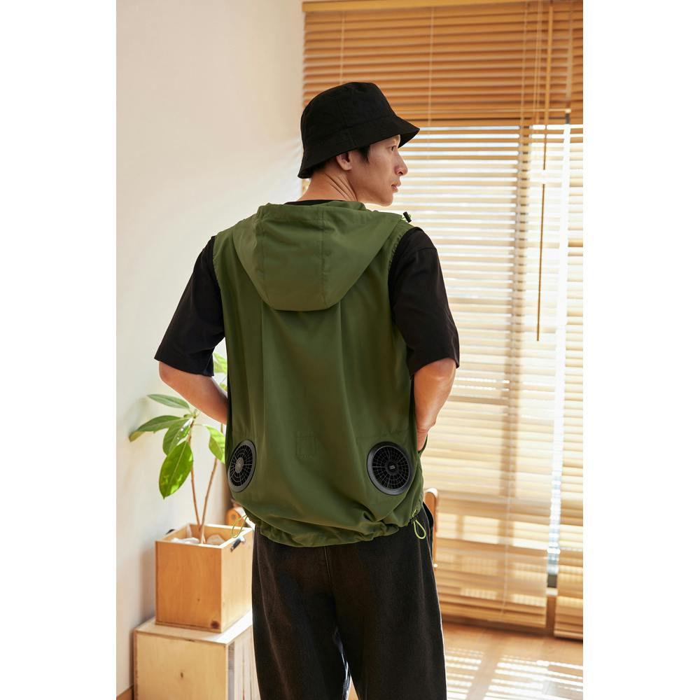 IRIS OHYAMA クールウェア ベスト L グリーン IRIS OHYAMA クールウェア ベスト L グリーン