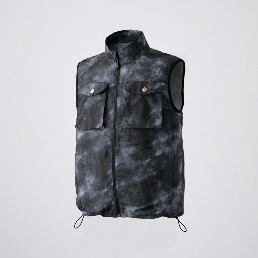 アイリスオーヤマ クールウェアベスト XL ブラック FC23301-BKXL【別送品】