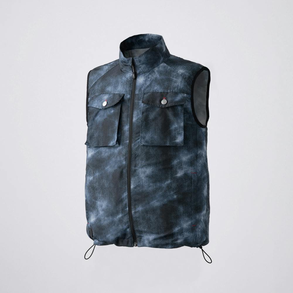 IRIS OHYAMA クールウェアベスト L ブラック アイリスオーヤマ クールウェアベスト L ネイビー FC23301-NVL【別送品