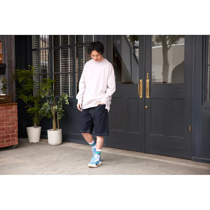 アイリスオーヤマ デニムクライミングハーフパンツ インディゴブルー FC23101-IBS【別送品】