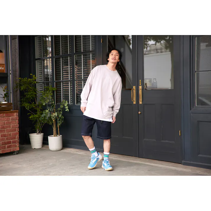 アイリスオーヤマ デニムクライミングハーフパンツ インディゴブルー FC23101-IBL【別送品】