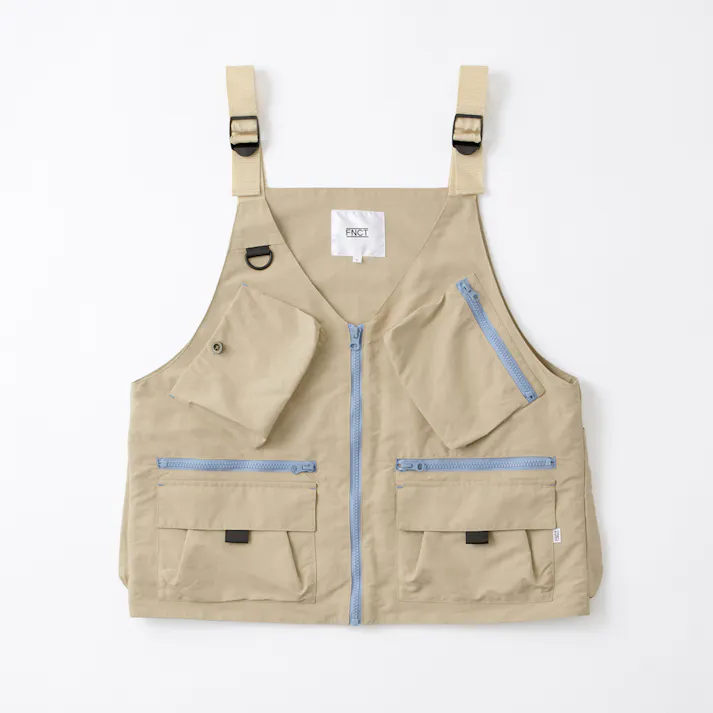 アイリスオーヤマ 防融加工 撥水マルチポケット ベスト Lサイズ ベージュ FC23103-BEL 4967576669009【別送品】