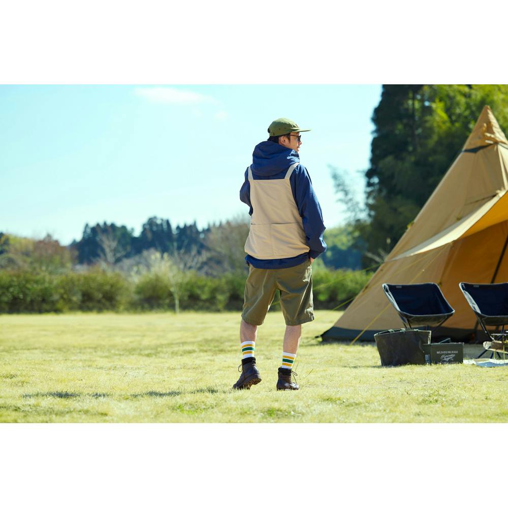 アイリスオーヤマ 防融加工 撥水マルチポケット ベストベジュ FC23103