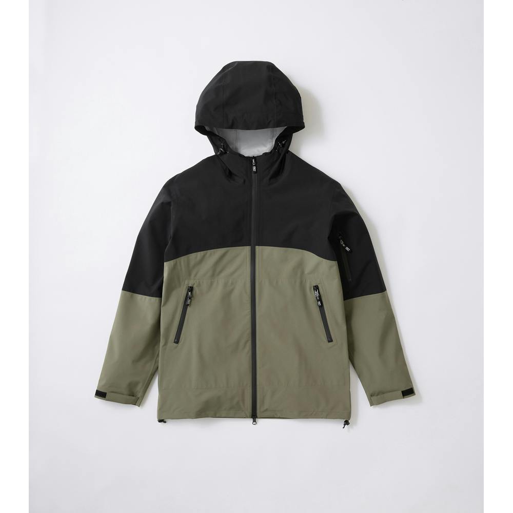 アイリスオーヤマ 防水マンパ ブラック/カーキ FC23104-BKM シャツ・ブルゾン アイリスオーヤマ 防水マンパ ブラック/カーキ FC23104-BKM シャツ・ブルゾン